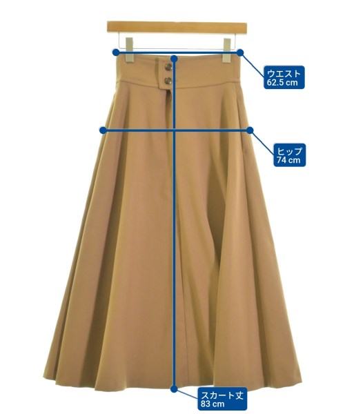 PARIGOT（パリゴ）ロング・マキシ丈スカート ベージュ サイズ:36(S位) レディース/2200669998061