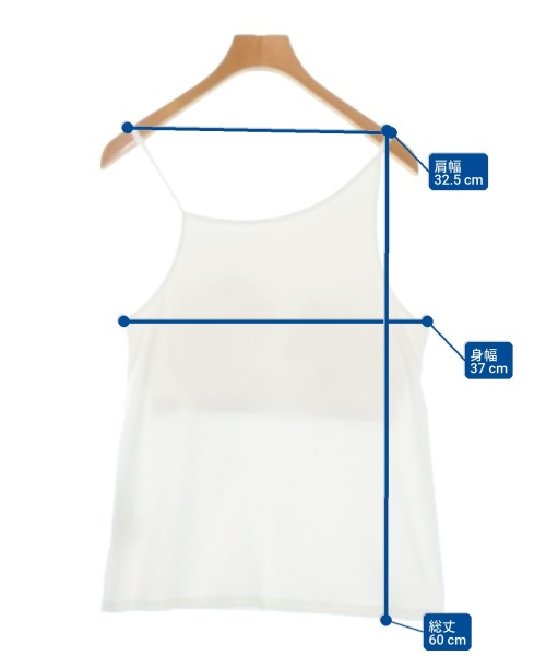 PARIGOT（パリゴ）タンクトップ 白 サイズ:F レディース/2200670804306