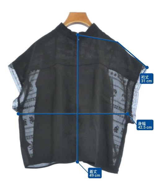 PARIGOT（パリゴ）ブラウス 黒 サイズ:F レディース/2200669000054