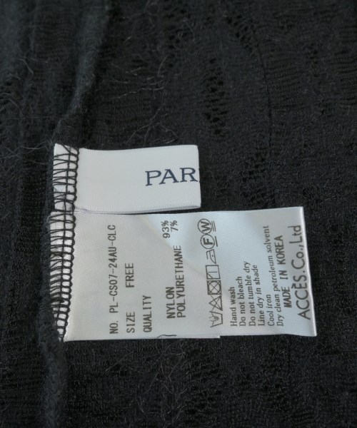 PARIGOT（パリゴ）ニット・セーター 黒 サイズ:F レディース/2200632288090