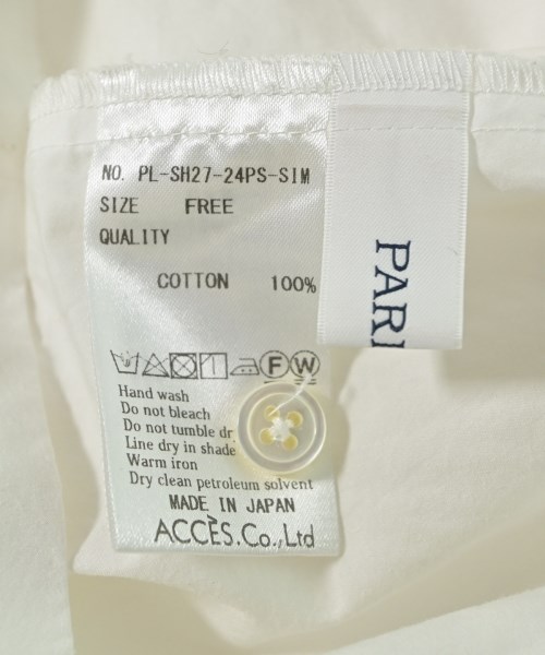 PARIGOT（パリゴ）ブラウス 白 サイズ:F レディース/2200690729160
