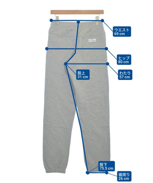 KITSUNE TEE（キツネティー）スウェットパンツ グレー サイズ:XXS メンズ/2200615488219