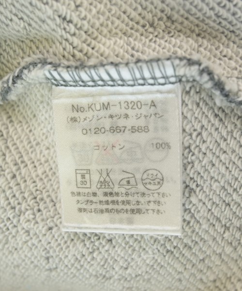 KITSUNE TEE（キツネティー）スウェット グレー サイズ:M メンズ/2200724559039