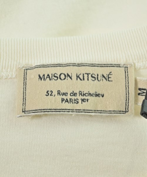 MAISON KITSUNE（メゾンキツネ）Tシャツ・カットソー 白 サイズ:M メンズ/2200683285147