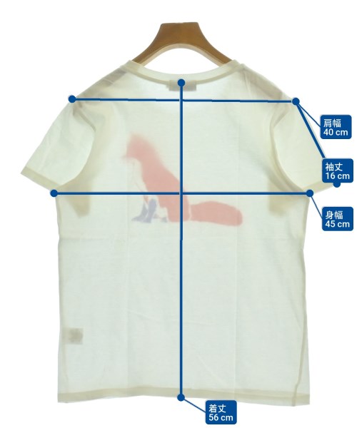 KITSUNE TEE（キツネティー）Tシャツ・カットソー 白 サイズ:XXS レディース/2200626777173