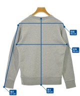 KITSUNE TEE（キツネティー）スウェット グレー サイズ:XS レディース/2200641554049