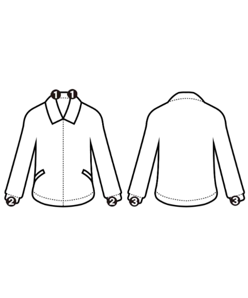 Brahmin（ブラーミン）ブルゾン 白 サイズ:38(M位) レディース/2200614513097