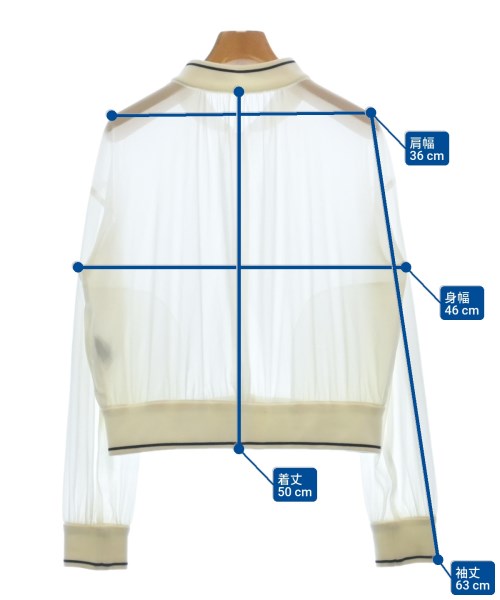 Brahmin（ブラーミン）ブルゾン 白 サイズ:38(M位) レディース/2200614513097