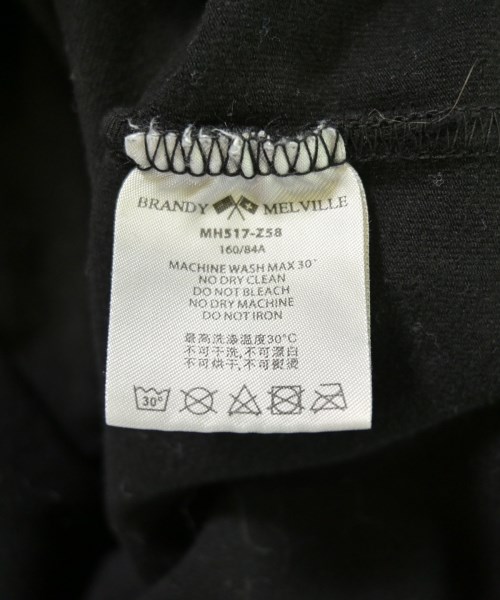 BRANDY MELVILLE（ブランディーメルビル）Tシャツ・カットソー 黒 サイズ:-(XS位) レディース/2200704521186