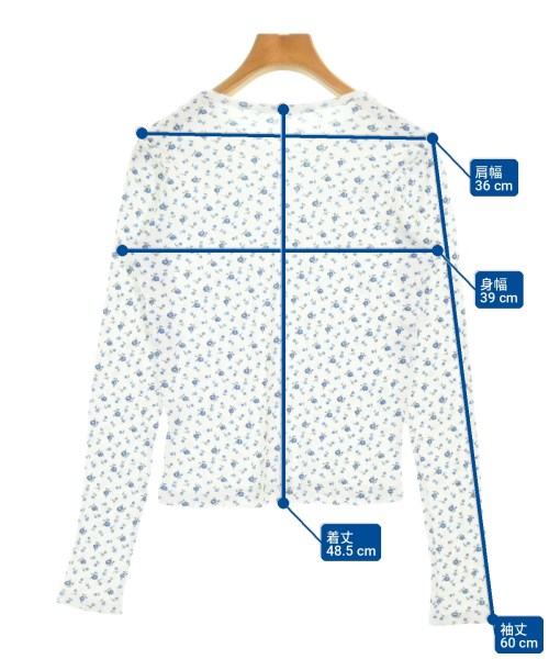 BRANDY MELVILLE（ブランディーメルビル）Tシャツ・カットソー 白 サイズ:-(XS位) レディース/2200711740129