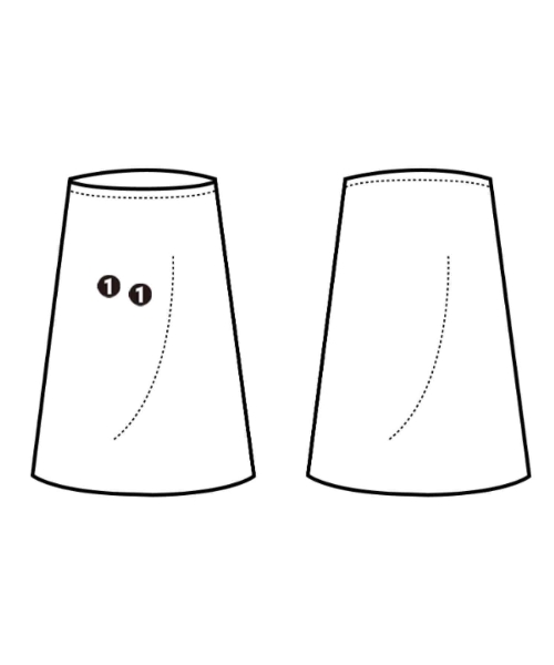 CP SHADES（シーピーシェイズ）ロング・マキシ丈スカート 白 サイズ:XS レディース/2200640715304