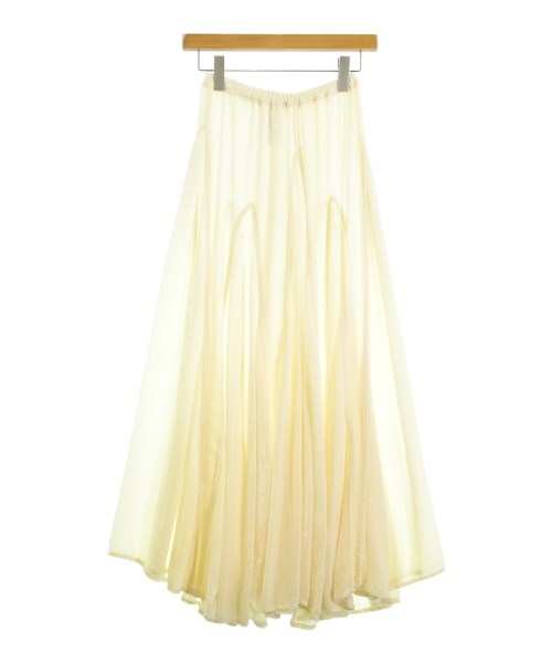 CP SHADES(シーピーシェイズ)ロング・マキシ丈スカート 白 サイズ:XS/2200640715304