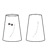 CP SHADES（シーピーシェイズ）ロング・マキシ丈スカート 白 サイズ:XS レディース/2200640715304