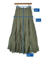 CP SHADES（シーピーシェイズ）ロング・マキシ丈スカート カーキ サイズ:XS レディース/2200631135036