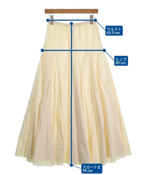 CP SHADES（シーピーシェイズ）ロング・マキシ丈スカート 白 サイズ:XS レディース/2200653173016