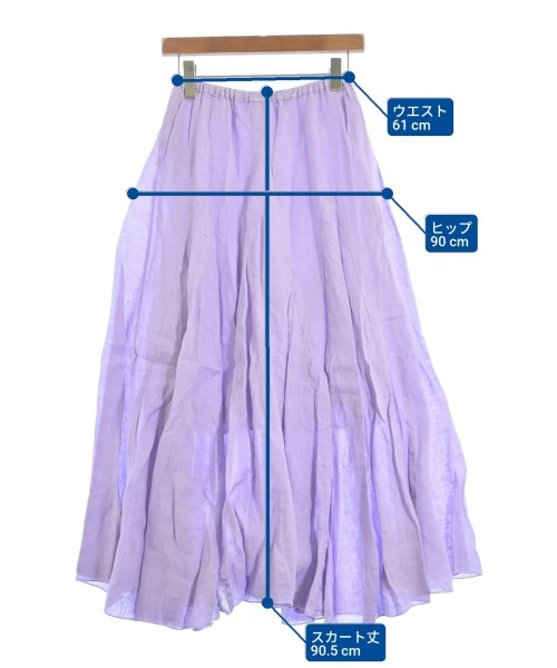 CP SHADES（シーピーシェイズ）ロング・マキシ丈スカート 紫 サイズ:XS レディース/2200638724592