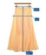 CP SHADES（シーピーシェイズ）ロング・マキシ丈スカート オレンジ サイズ:XS レディース/2200650469020