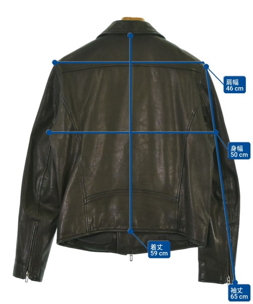 DOMENICO+SAVIO（ドメニコアンドサビオ）ライダース 黒 サイズ:44(S位) メンズ/2200661508015