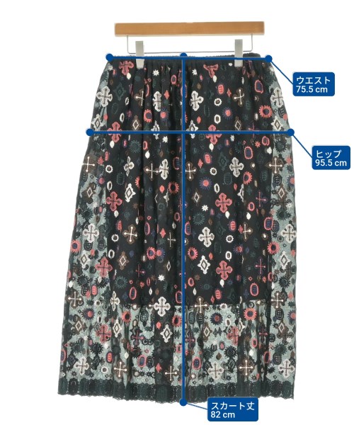 LOKITHO（ロキト）ロング・マキシ丈スカート 黒 サイズ:2(M位) レディース/2200619599119