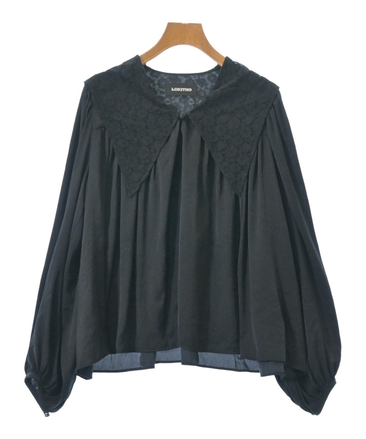 LOKITHO（ロキト）ブラウス 黒 サイズ:2(M位) レディース