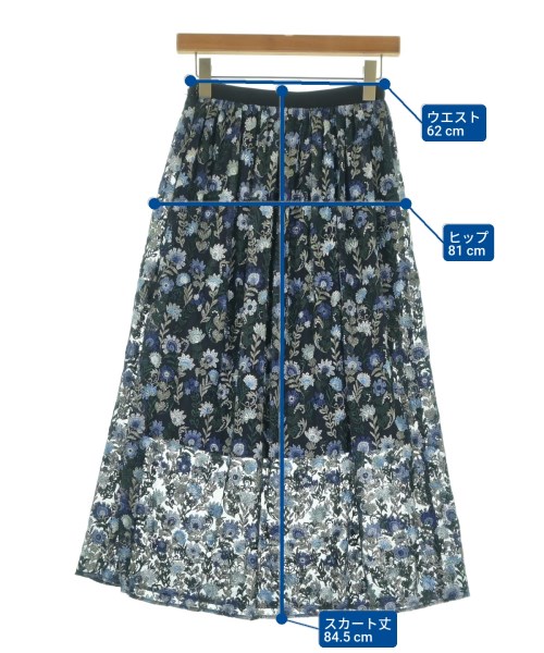 LOKITHO（ロキト）ロング・マキシ丈スカート 青 サイズ:1(S位) レディース/2200668386029