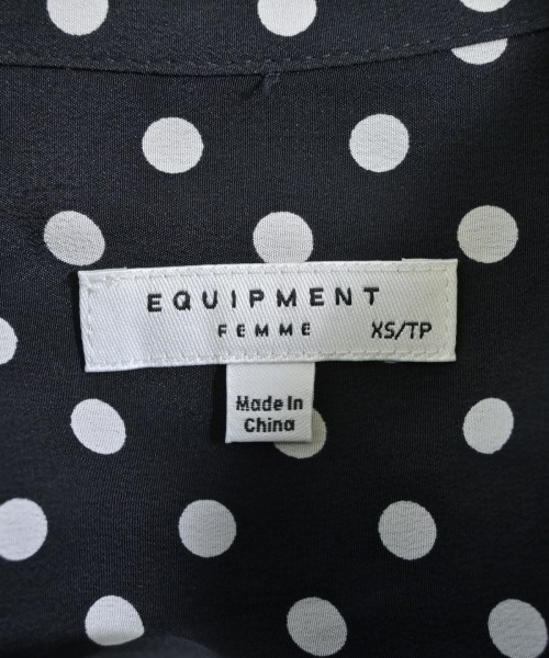 EQUIPMENT（エキプモン）ブラウス 黒 サイズ:XS レディース/2200637925174