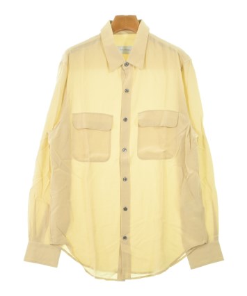 EQUIPMENT エキプモン カジュアルシャツ メンズ 【古着】【中古】 EQUIPMENT（エキプモン）カジュアルシャツ ベージュ サイズ:M メンズ