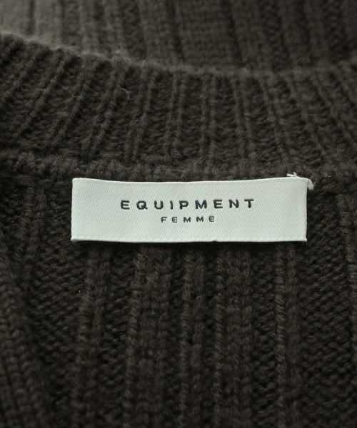 EQUIPMENT（エキプモン）ニット・セーター 茶 サイズ:XS レディース/2200643221031