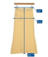 EQUIPMENT（エキプモン）ロング・マキシ丈スカート 黄 サイズ:XS レディース/2200631142898