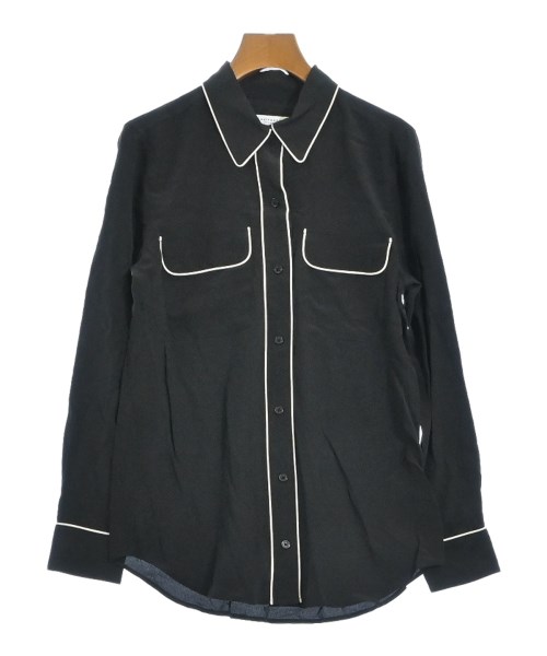 EQUIPMENT(エキプモン)カジュアルシャツ 黒 サイズ:S/2200631143345