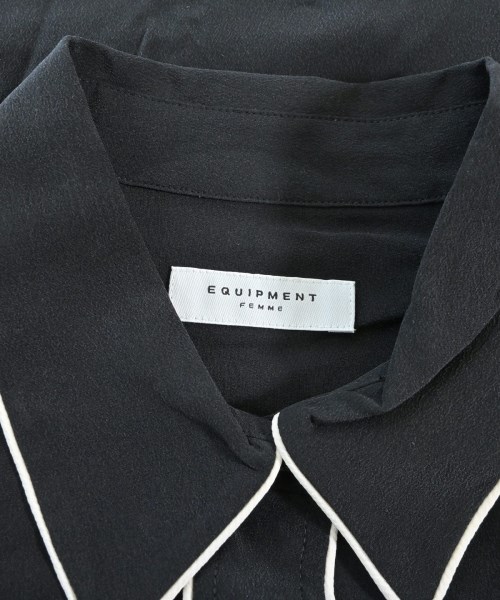 EQUIPMENT（エキプモン）カジュアルシャツ 黒 サイズ:S レディース/2200631143345