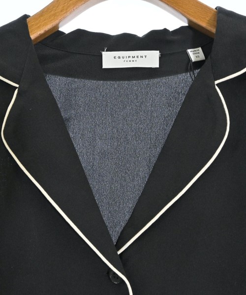 EQUIPMENT（エキプモン）カジュアルシャツ 黒 サイズ:XS レディース/2200631143369