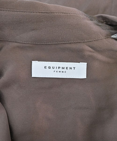 EQUIPMENT（エキプモン）カジュアルシャツ 茶 サイズ:XS レディース/2200631143512