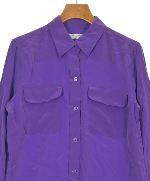 EQUIPMENT（エキプモン）カジュアルシャツ 紫 サイズ:XS レディース/2200631145929
