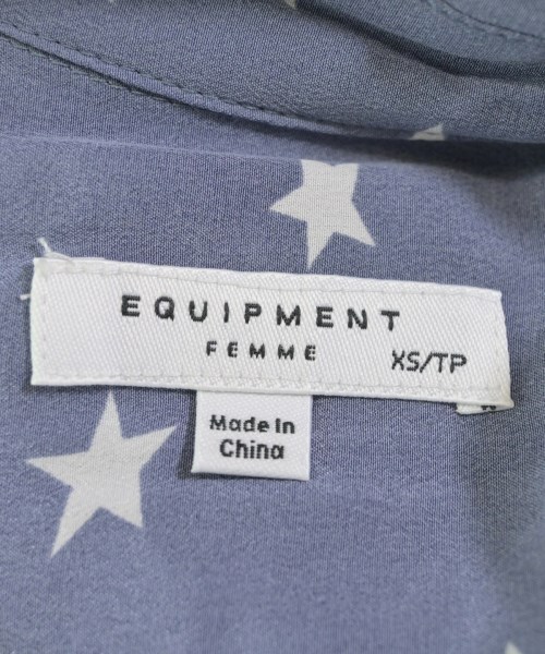 EQUIPMENT（エキプモン）カジュアルシャツ 青 サイズ:XS レディース/2200631146025