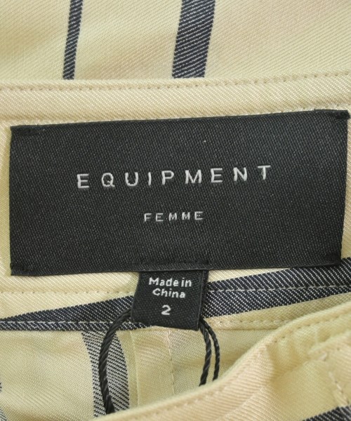 EQUIPMENT（エキプモン）クロップドパンツ 黄 サイズ:2(M位) レディース/2200631147909