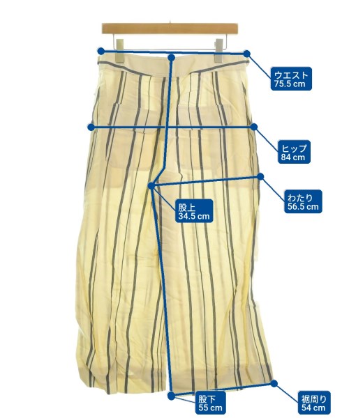 EQUIPMENT（エキプモン）クロップドパンツ 黄 サイズ:2(M位) レディース/2200631147909