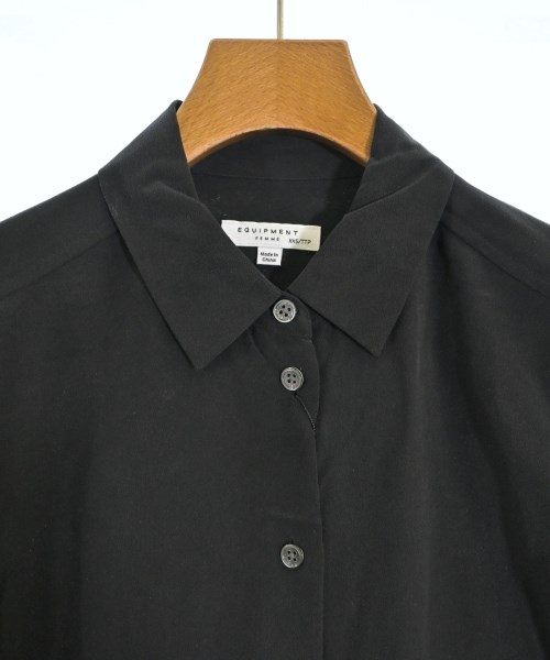 EQUIPMENT（エキプモン）カジュアルシャツ 黒 サイズ:XXS レディース/2200631150091