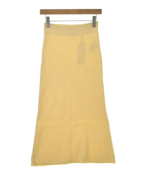 EQUIPMENT（エキプモン）ロング・マキシ丈スカート 黄 サイズ:XS レディース/2200631156178