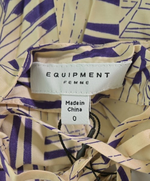 EQUIPMENT（エキプモン）ワンピース 黄 サイズ:M レディース/2200631156215