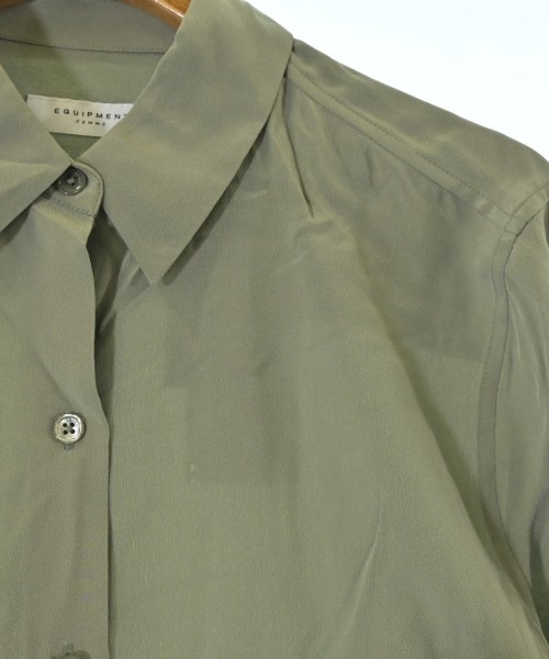 EQUIPMENT（エキプモン）カジュアルシャツ カーキ サイズ:XS レディース/2200631156475