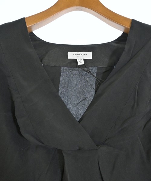 EQUIPMENT（エキプモン）カジュアルシャツ 黒 サイズ:XS レディース/2200631156536