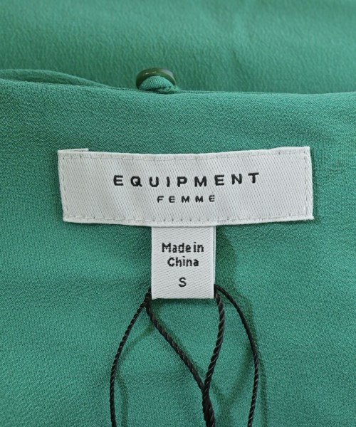 EQUIPMENT（エキプモン）カジュアルシャツ 緑 サイズ:S レディース/2200631156642