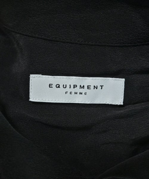 EQUIPMENT（エキプモン）カジュアルシャツ 黒 サイズ:XXS レディース/2200631158622