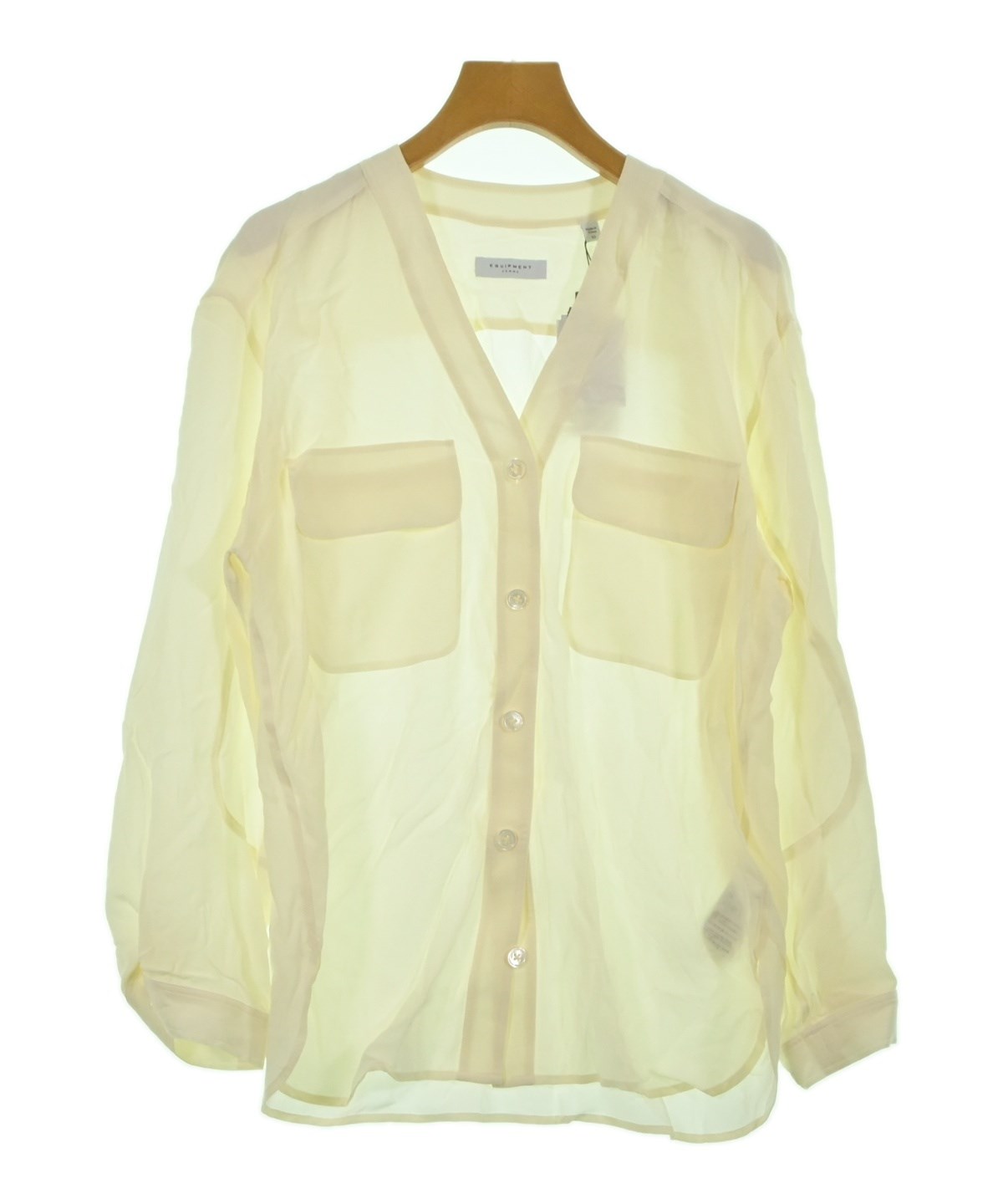 EQUIPMENT（エキプモン）カジュアルシャツ 白 サイズ:XS レディース