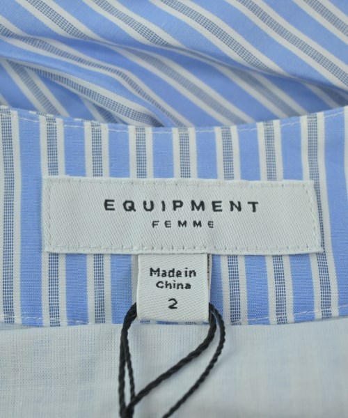 EQUIPMENT（エキプモン）ワンピース 青 サイズ:2(M位) レディース/2200631162292