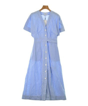 EQUIPMENT（エキプモン）ワンピース 青 サイズ:2(M位) レディース  