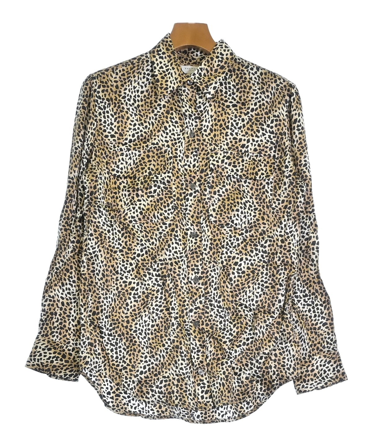 EQUIPMENT（エキプモン）カジュアルシャツ 茶 サイズ:XS レディース