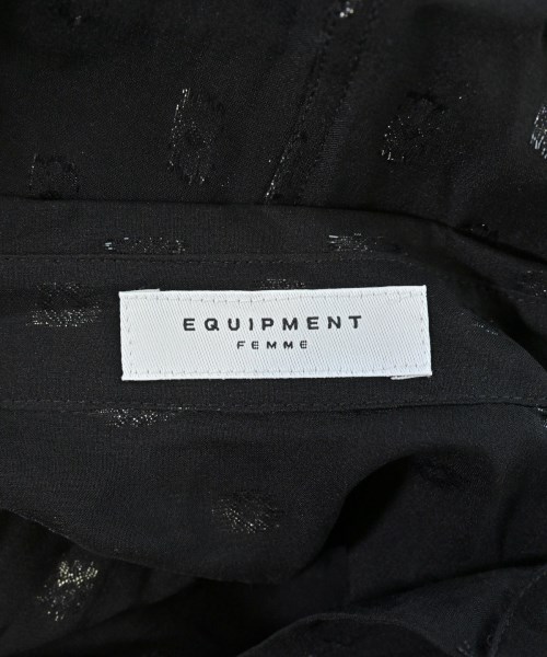 EQUIPMENT（エキプモン）カジュアルシャツ 黒 サイズ:S レディース/2200631163114