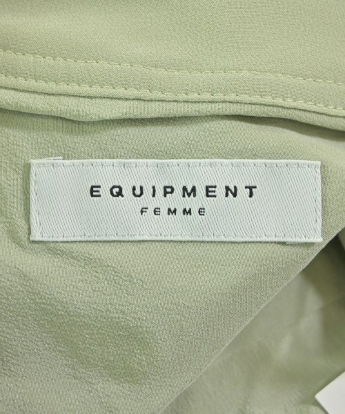 EQUIPMENT（エキプモン）カジュアルシャツ 緑 サイズ:S レディース/2200631163275